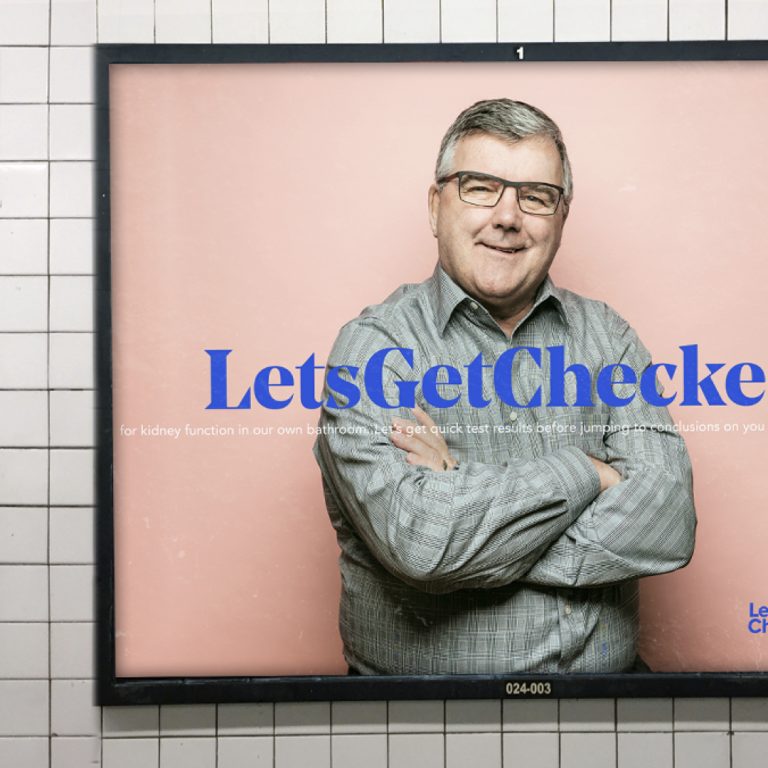 LetsGetChecked OOH billboard