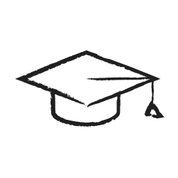 graduation hat icon