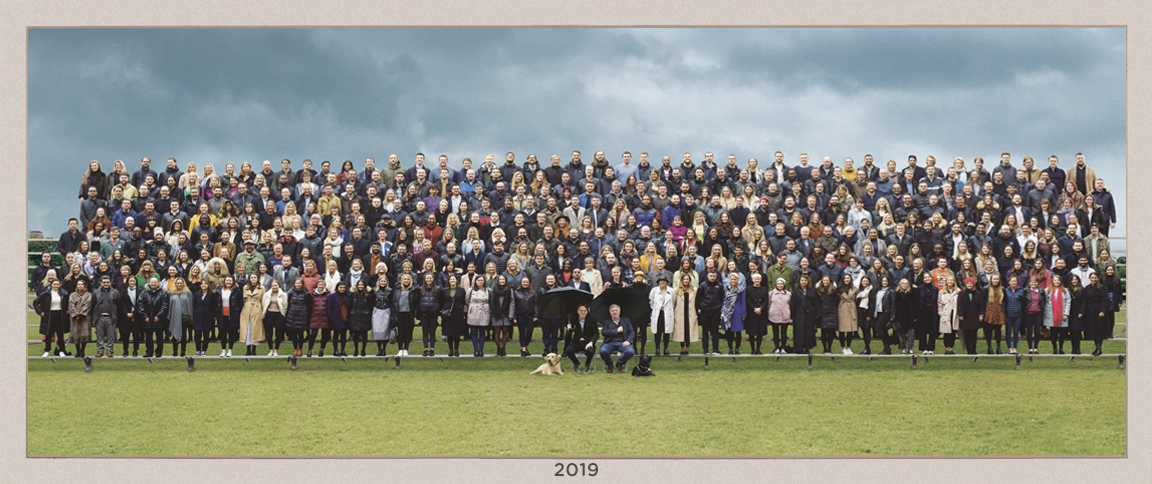 Company employees in 2019