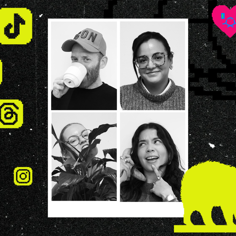 Clockwise from top right: David Feldman, Tiffany Mondesir, Veve Shamhong and Rachael Kendrick