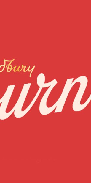 Cadbury Bournville logo on red