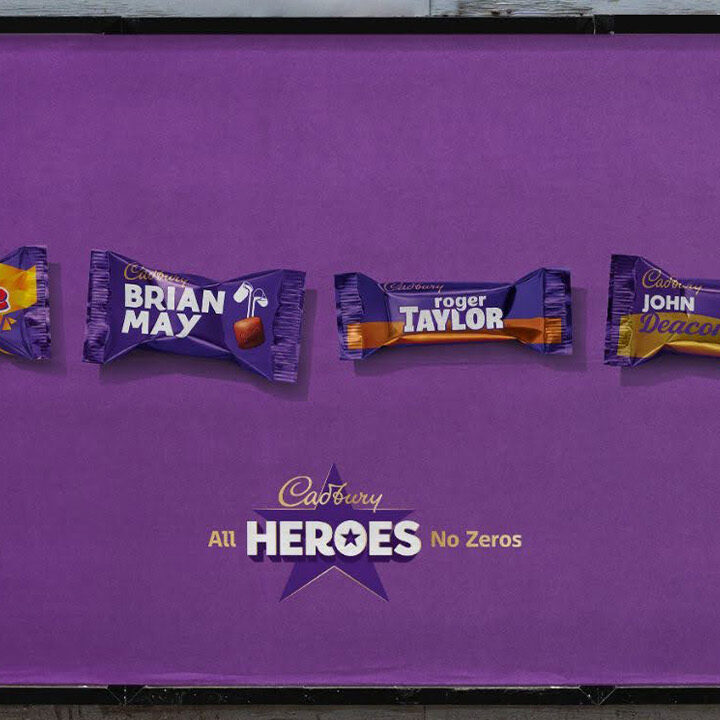 ‘All Heroes. No Zeros’: Cadbury billboard campaign