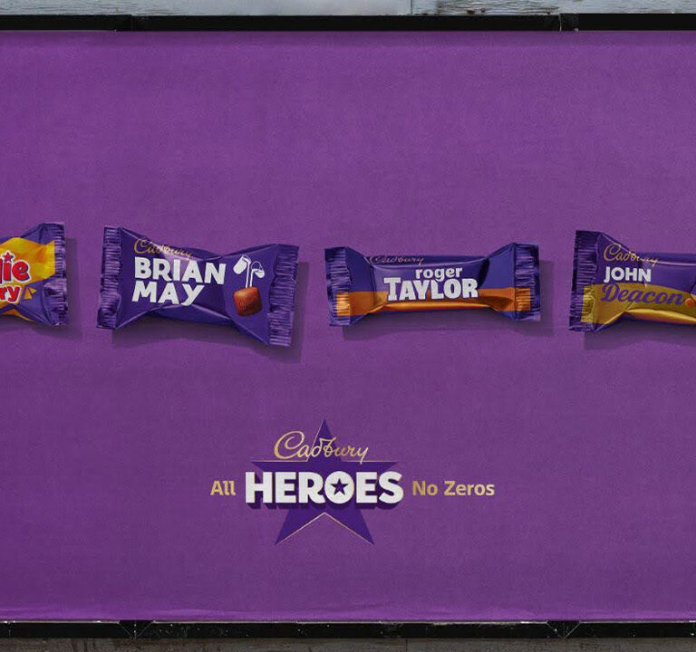 ‘All Heroes. No Zeros’: Cadbury billboard campaign