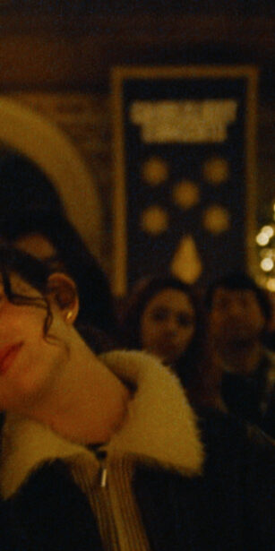 Family seating down in a theatre