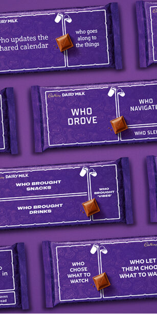 Hero image of VCCP campaigns - Bournville, Cadbury and Daisy vs Scammers