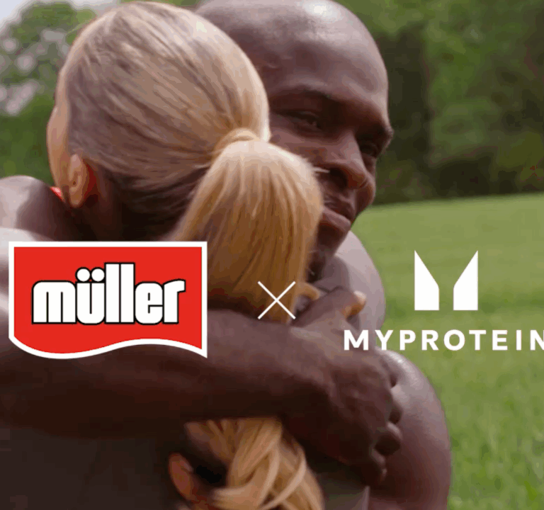 Influencers GK Barry and Paul Olima in a field for a campaign for Müller, VCCP Blue