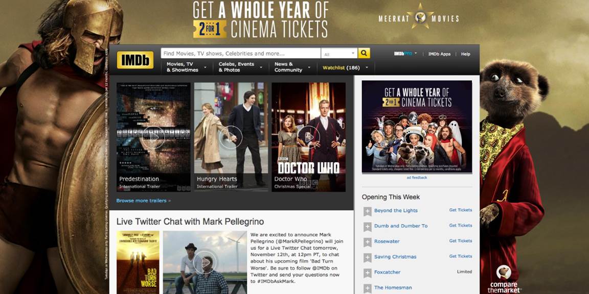 A Year of Meerkat Movies VCCP London