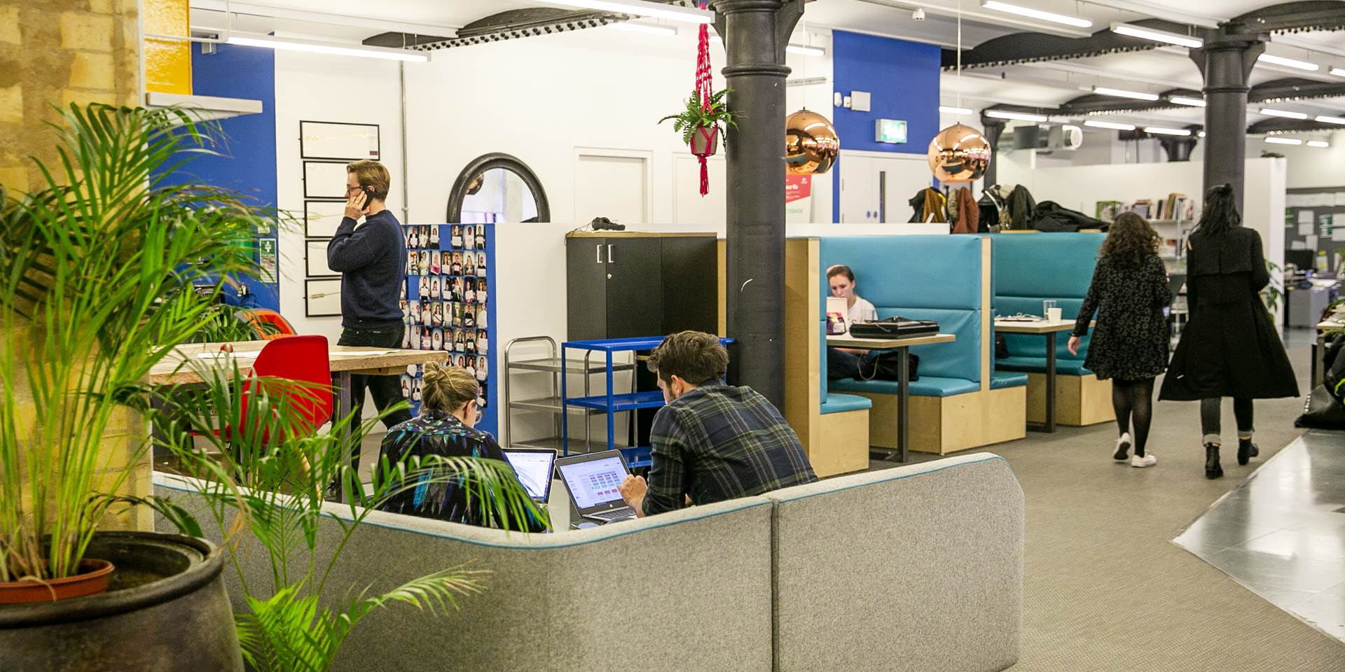 VCCP office space filled with people working