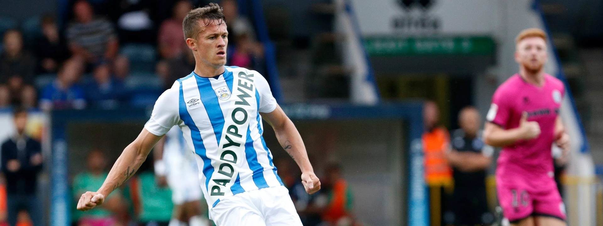 PADDY POWER LAUNCH ACTUAL HUDDERSFIELD TOWN SHIRT AND NEW SEASON