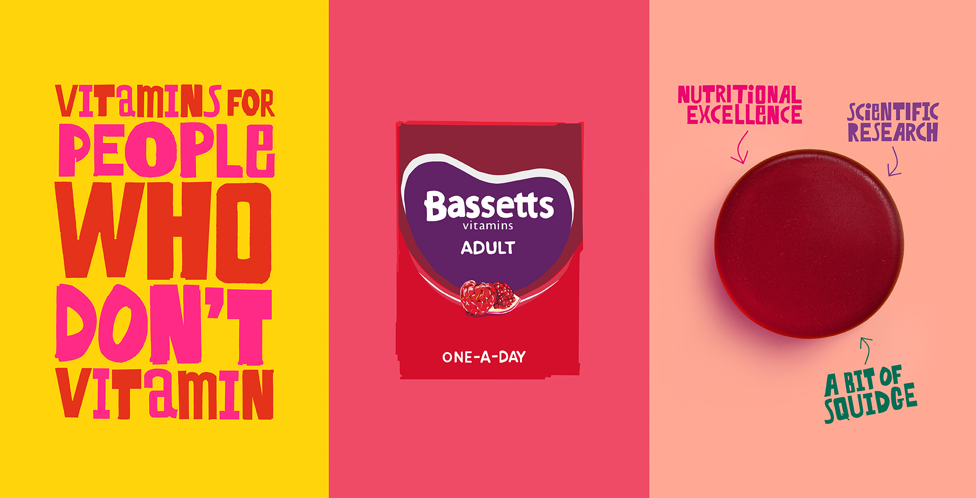 Bassetts Vitamins launches first campaign for its adult vitamins range VCCP London
