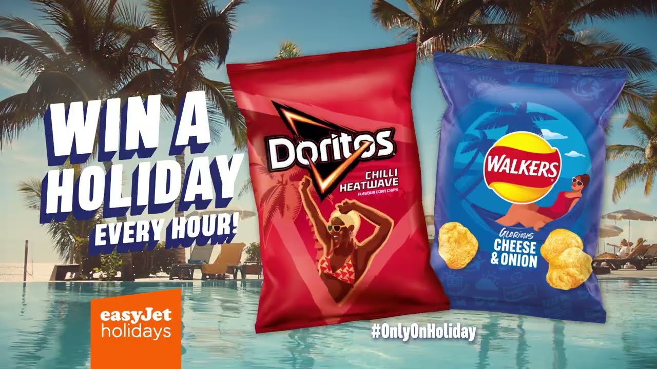 Walkers, Doritos and easyJet ‘Win a Holiday Every Hour!’ VCCP London